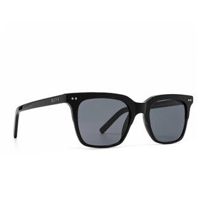 Diff Billie Black Grey Polarized Sunglasses - Unisex